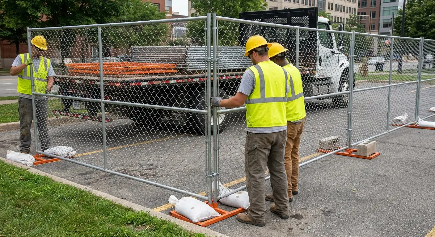 Temporary fencing solutions meeting Southaven requirements