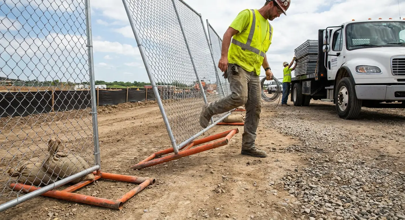 Diagram showing common crowd control barrier failure points in Southaven, MS