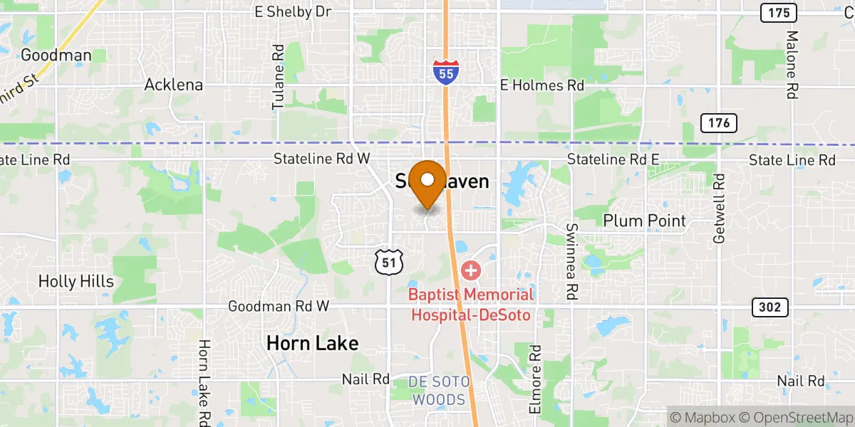  neighborhood map in Southaven, MS