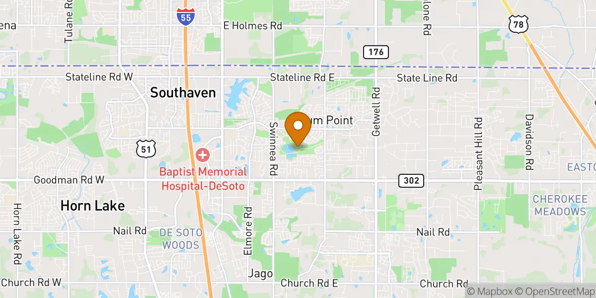  neighborhood map in Southaven, MS