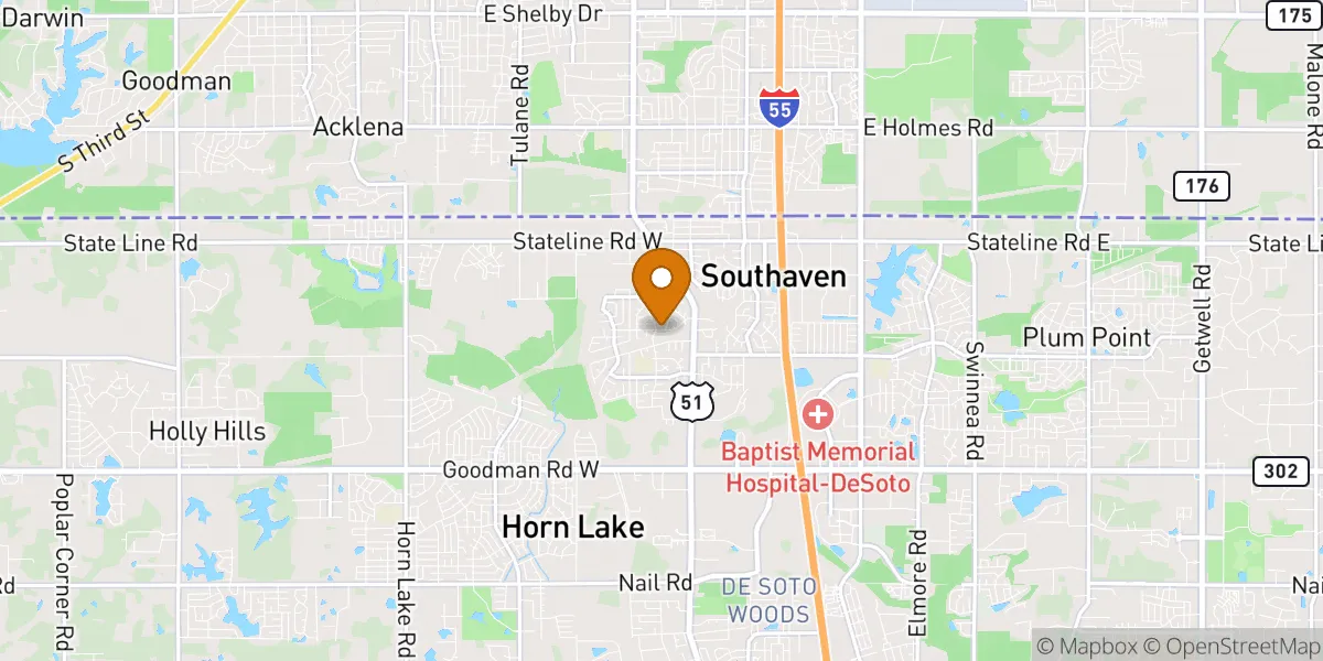  neighborhood map in Southaven, MS