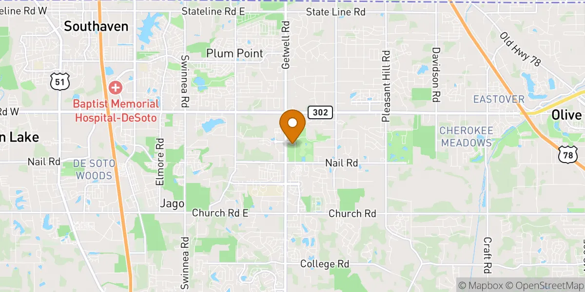  neighborhood map in Southaven, MS