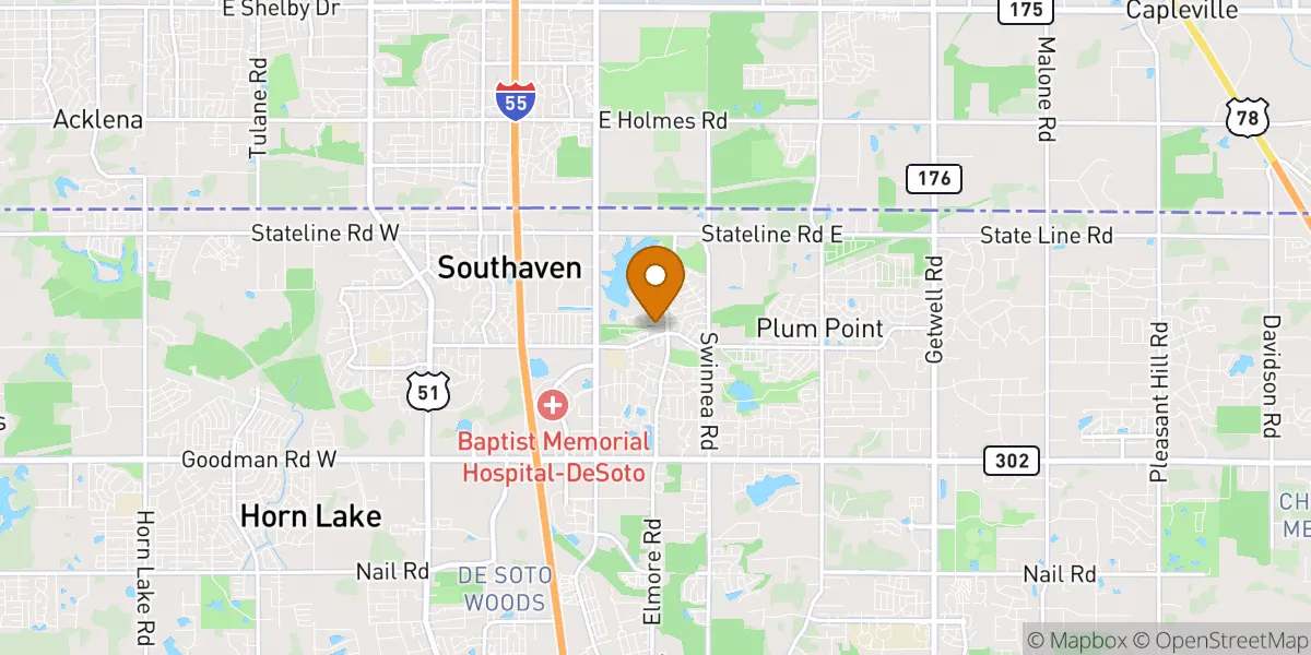  neighborhood map in Southaven, MS