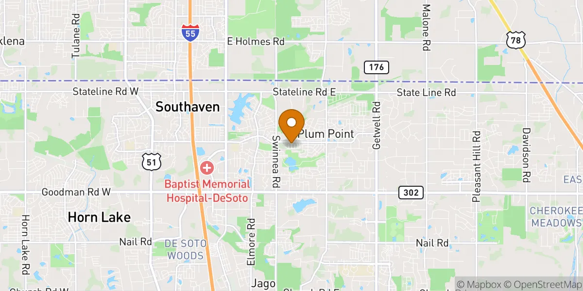  neighborhood map in Southaven, MS