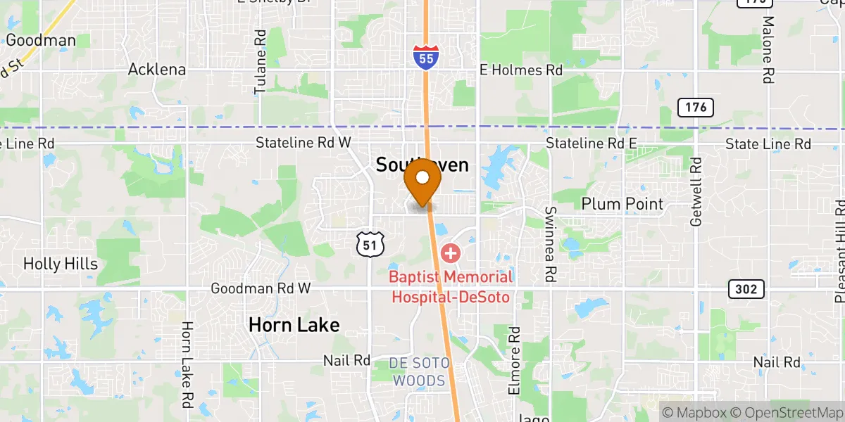  neighborhood map in Southaven, MS